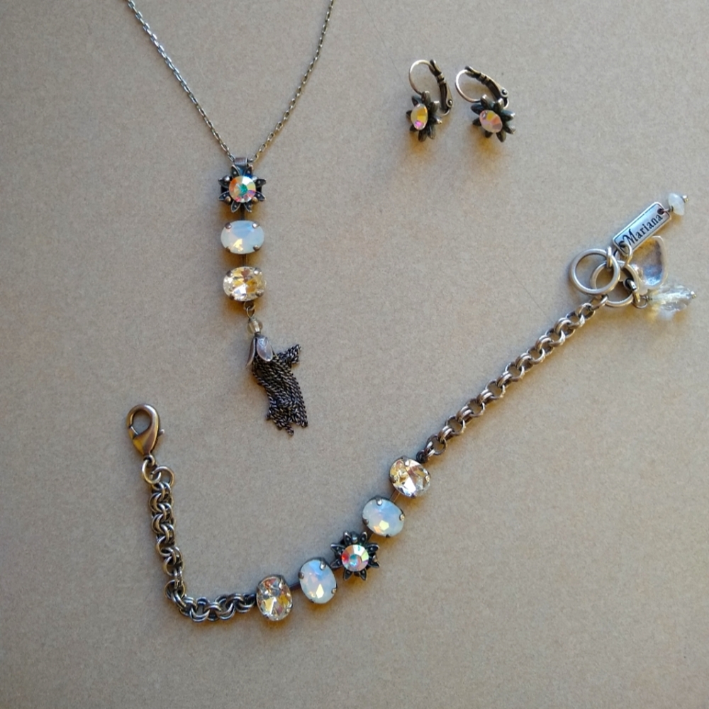 Mariana 3 piece set Antique Silver